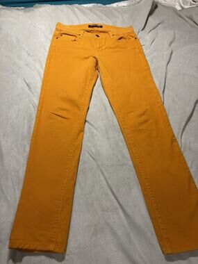 Angry Rabbit Women's Orange Skinny Jeans Made in USA Size 30/11 Womens